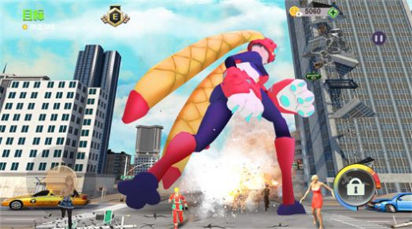模拟女巨人踩城市-游戏截图1