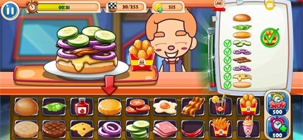 可口美味的汉堡-游戏截图2