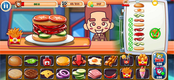 可口美味的汉堡-游戏截图4